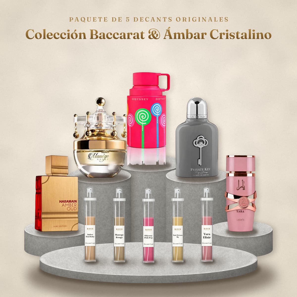 Colección Baccarat & Ámbar Cristalino